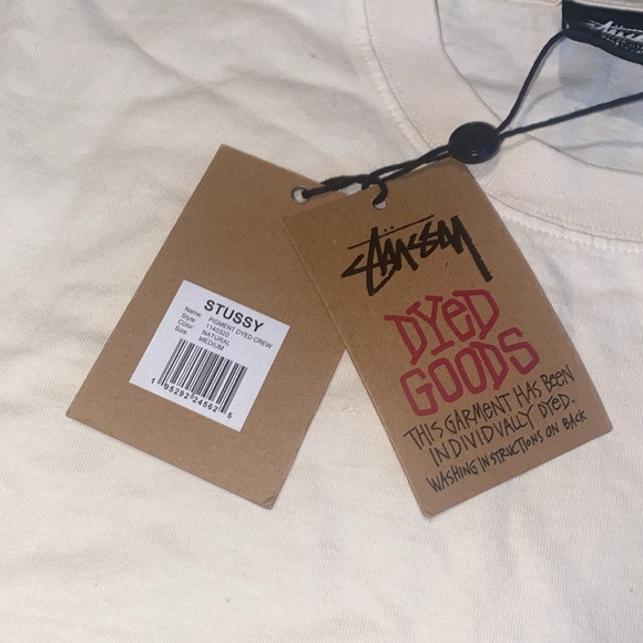 Stussy Piment Dyed Crew Size M NWT - Picture 4 of 5